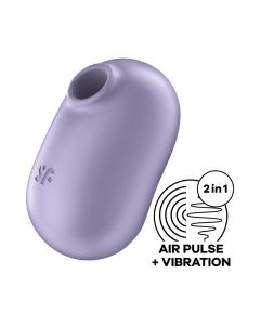 Satisfyer Pro To Go 2 Luchtdruk Vibrator - Paars