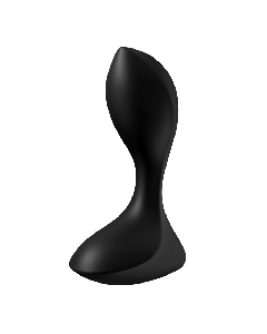 Satisfyer Vibrerende Plug Backdoor Lover - Zwart schuin