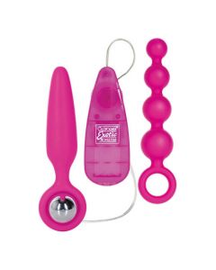 Roze Vibrerende Buttplug set