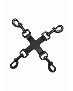 Siliconen Hogtie Kink - Zwart