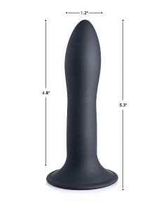 Slender Dildo Buigzaam - Zwart afmeting
