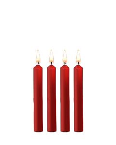 SM Kaarsen 4-Pack - Rood los