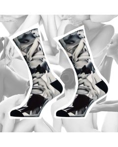 Sock My Black White Woman Herensokken - Zwart/Wit