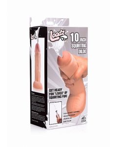 Spuitende Dildo met Realistische Look 10 Inch - Huidskleur verpakt