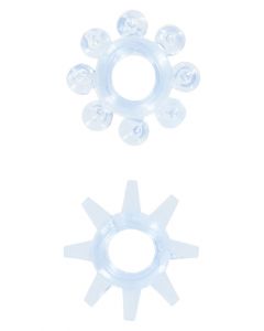 Stretchy Cockringen - Blauw kopen