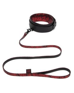 Fifty Shades Of Grey Sweet Anticipation Collar & Lead - Rood