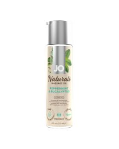 System JO - Naturals Massage Olie Pepermunt & Eucalyptus voor