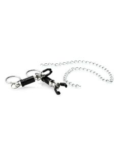 Tepelklemmen met ketting Black Nipple