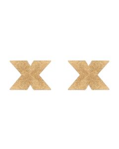 Flash Cross Tepelstickers - Goud