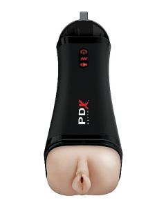 Terug Pratende Masturbator met Vagina Ingang