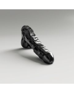 All Black Fisting Dildo The Coach - Zwart