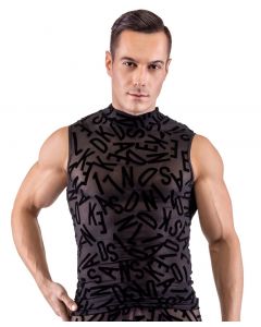 Transparante Top - Zwart