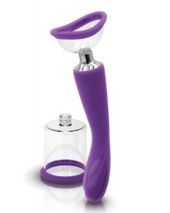 Vibrator en Clitoris Pomp - Pump N Vibe - Paars