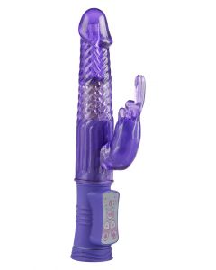 Vibrator met parels - Paars