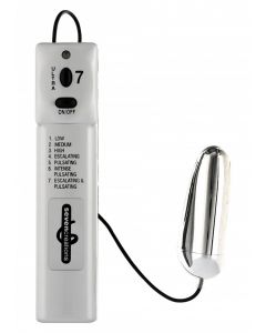 Vibrerend eitje Vector Egg - Zilver los
