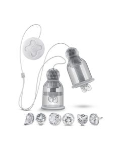 Vibrerende Tepelzuigers Titilator - Transparant
