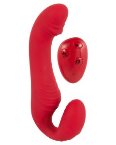 Voorbind Dubbele Vibrator - Rood