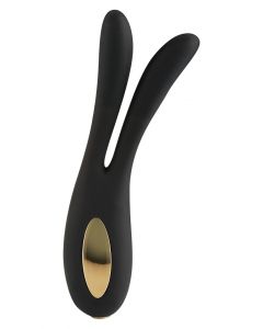 Zwarte Bunny Vibrator - Flare kopen