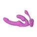 Teazers – Strapless Strap-On Vibrator met Anaal Plug – Roze