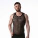 Leader Mesh Tank Top - Zwart