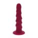 Dildo Ribbed - Rood