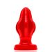 Airhole Large Finned Buttplug - Rood