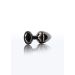 Buttplug With Diamond Jewel S - Zwart