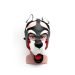 Puppy Play Masker 665 Leather - Zwart/Wit/Rood Puppy Play Masker 665 Leather - Zwart/Wit/Rood