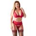 Rood Lingerie Setje met Voorgevormde Cups