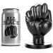 All Black Fist Plug Zwart - S