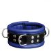 Halsband 6,5 cm blauw - Kiotos Leather Halsband 6,5 cm blauw - Kiotos Leather