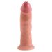 Huidkleurige realistische dildo van 23 cm