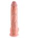 Huidkleurige dildo met ballen 25 cm Huidkleurige dildo met ballen 25 cm