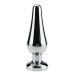 Aluminium Buttplug met Kristal - Large Aluminium Buttplug met Kristal - Large