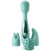 Wand Vibrator Canna Met 3 opzetstukken - Turquoise Wand Vibrator Canna Met 3 opzetstukken - Turquoise