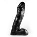 Dark Crystal Zwarte Dildo met Balzak Orlando - 38.5 cm