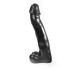 Dark Crystal Zwarte Dildo met Kromme Schacht Vincent - 40 cm Dark Crystal Zwarte Dildo met Kromme Schacht Vincent - 40 cm