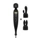 Wand Vibrator Black Edition Met 2 opzetstukjes Wand Vibrator Black Edition Met 2 opzetstukjes