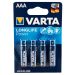 VARTA  AAA Batterijen - 4 Stuks