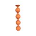 Anal Beads Bulby Butt XXXL - Oranje Anal Beads Bulby Butt XXXL - Oranje