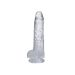 Realistische Dildo 20cm - Transparant