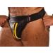 Colt Leren Jockstrap - Zwart-Geel