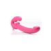 Strapless Strap-On met Vibratie - Roze