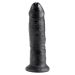 Zwarte realistische dildo van 23 cm 