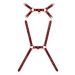 Body Harnas Man Bondage Model 1 - Zwart/Rood Body Harnas Man Bondage Model 1 - Zwart/Rood