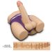 Masturbator Streetgirl's 14 met Dildo - Huidskleur