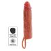 Vibrerende Penis Sleeve Hydrated Skin - 20 cm