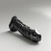 All Black Steroid Dildo The Gym Buddy - Zwart