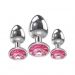 Buttplug Gem Anal plug set - roze