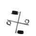 Blaze Hogtie Cross Bar met Boeien